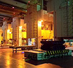 某品牌汽车冲压机床逆向检测