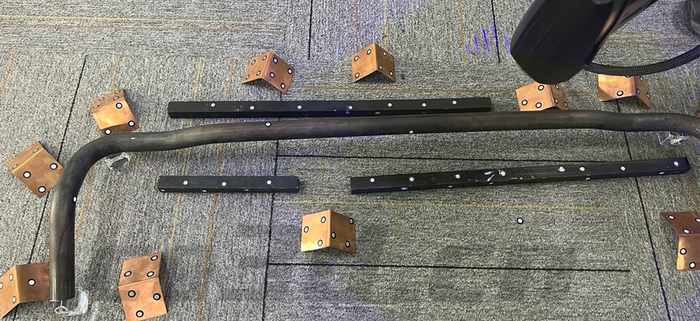 汽车防倾杆三维检测